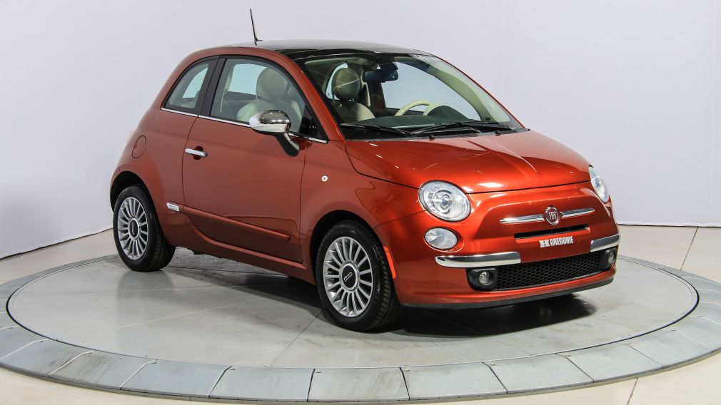 2012 Fiat 500 Lounge AUTO A/C CUIR TOIT MAGS #0