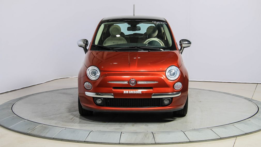 2012 Fiat 500 Lounge AUTO A/C CUIR TOIT MAGS #2