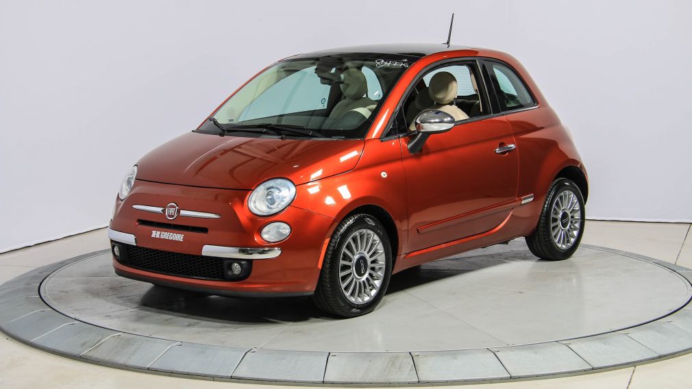 2012 Fiat 500 Lounge AUTO A/C CUIR TOIT MAGS #3