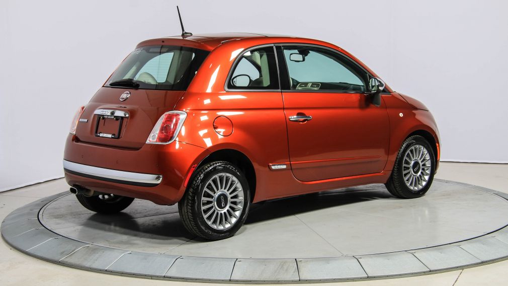 2012 Fiat 500 Lounge AUTO A/C CUIR TOIT MAGS #7