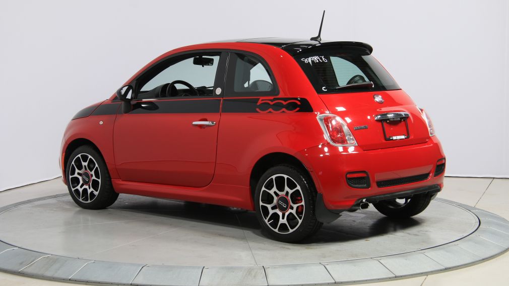 2012 Fiat 500 Sport A/C TOIT MAGS BLUETOOTH #4