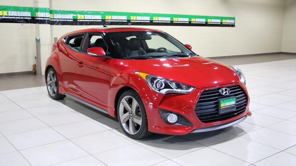 2014 Hyundai Veloster Turbo w/Matte Grey A/C MAGS BLUETHOOT CUIR TOIT #0