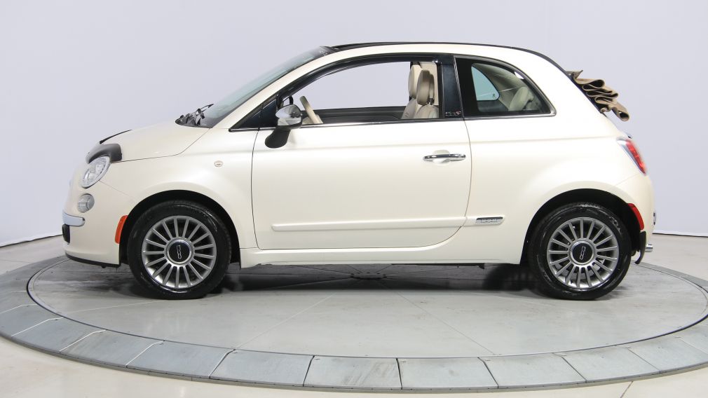 2012 Fiat 500 Lounge AUTO CUIR DÉCAPOTABLE MAGS BLUETOOTH #4