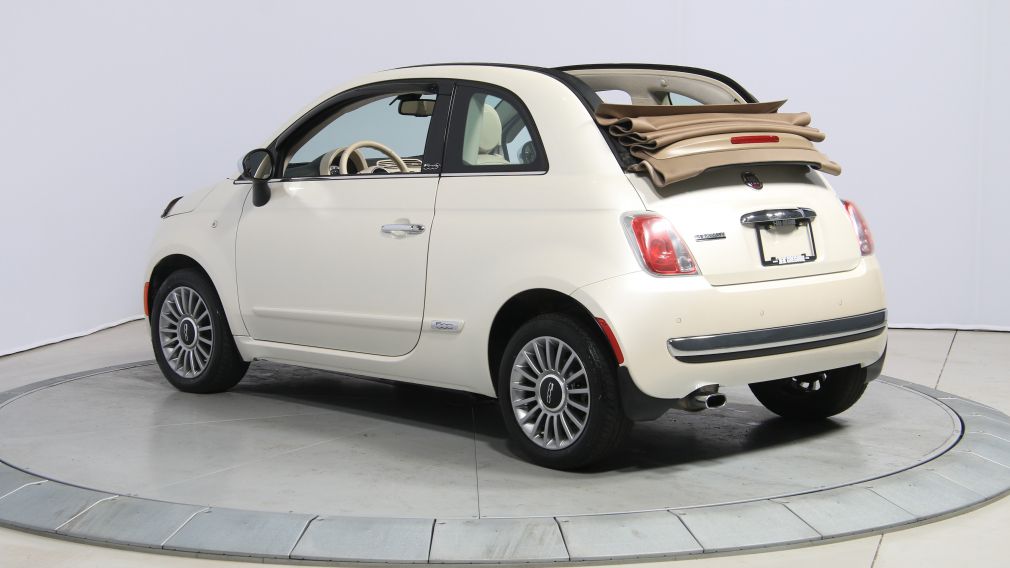 2012 Fiat 500 Lounge AUTO CUIR DÉCAPOTABLE MAGS BLUETOOTH #5