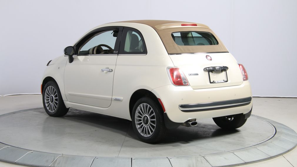 2012 Fiat 500 Lounge AUTO CUIR DÉCAPOTABLE MAGS BLUETOOTH #9