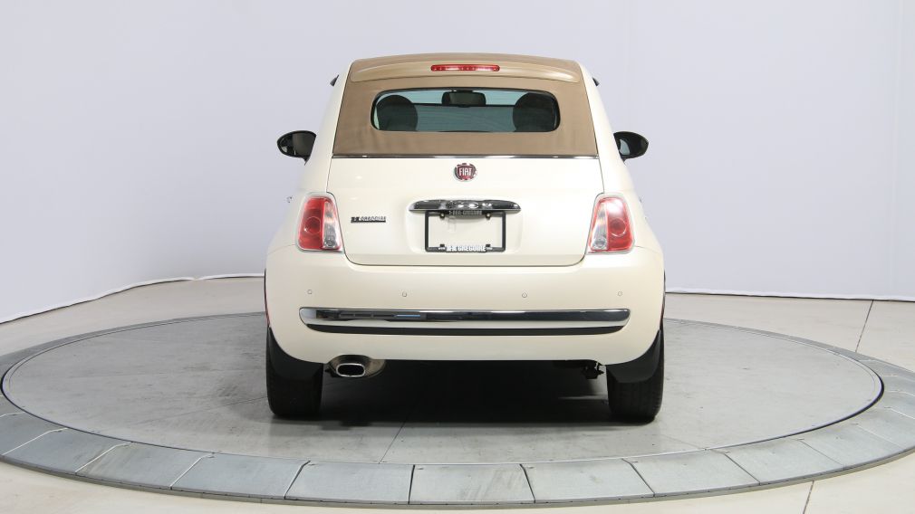 2012 Fiat 500 Lounge AUTO CUIR DÉCAPOTABLE MAGS BLUETOOTH #10