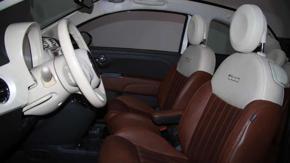 2012 Fiat 500 Lounge AUTO CUIR DÉCAPOTABLE MAGS BLUETOOTH #13