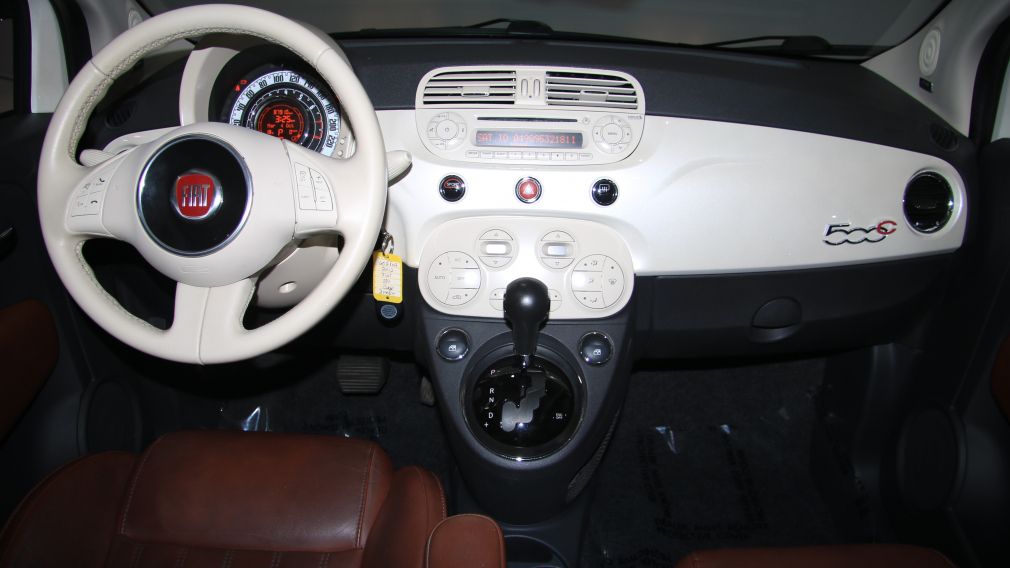 2012 Fiat 500 Lounge AUTO CUIR DÉCAPOTABLE MAGS BLUETOOTH #15