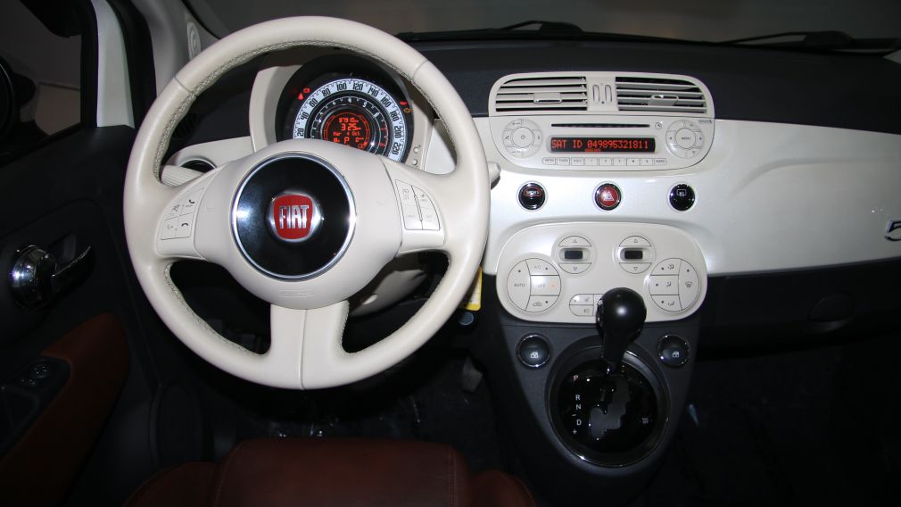 2012 Fiat 500 Lounge AUTO CUIR DÉCAPOTABLE MAGS BLUETOOTH #16