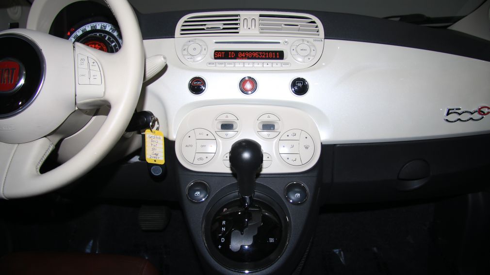 2012 Fiat 500 Lounge AUTO CUIR DÉCAPOTABLE MAGS BLUETOOTH #18