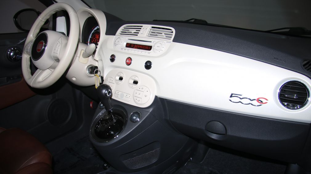 2012 Fiat 500 Lounge AUTO CUIR DÉCAPOTABLE MAGS BLUETOOTH #25