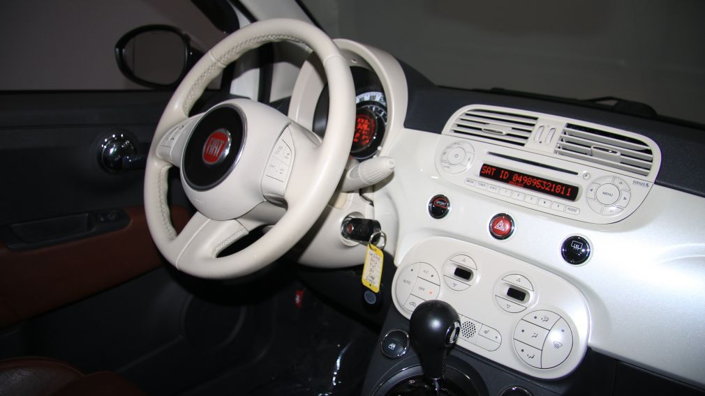 2012 Fiat 500 Lounge AUTO CUIR DÉCAPOTABLE MAGS BLUETOOTH #26