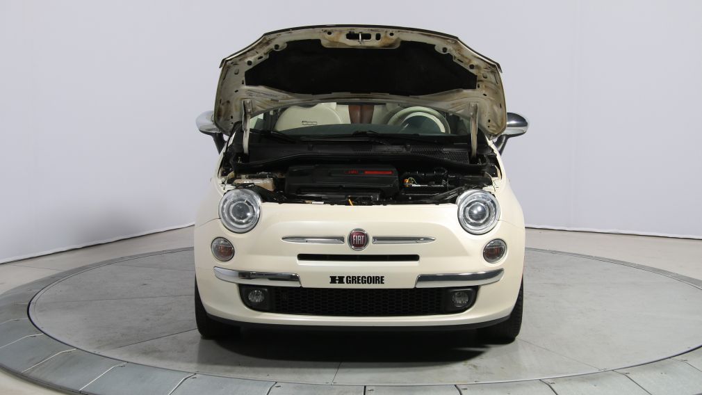 2012 Fiat 500 Lounge AUTO CUIR DÉCAPOTABLE MAGS BLUETOOTH #29