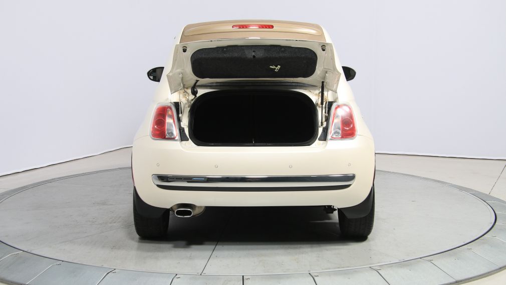 2012 Fiat 500 Lounge AUTO CUIR DÉCAPOTABLE MAGS BLUETOOTH #30