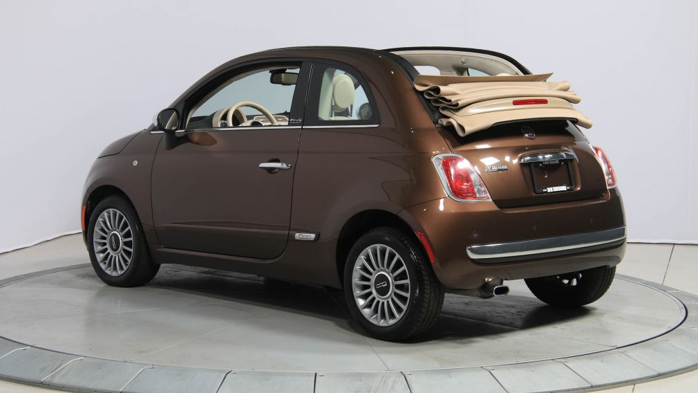 2012 Fiat 500 Lounge AUTO CUIR DÉCAPOTABLE MAGS BLUETOOTH #3