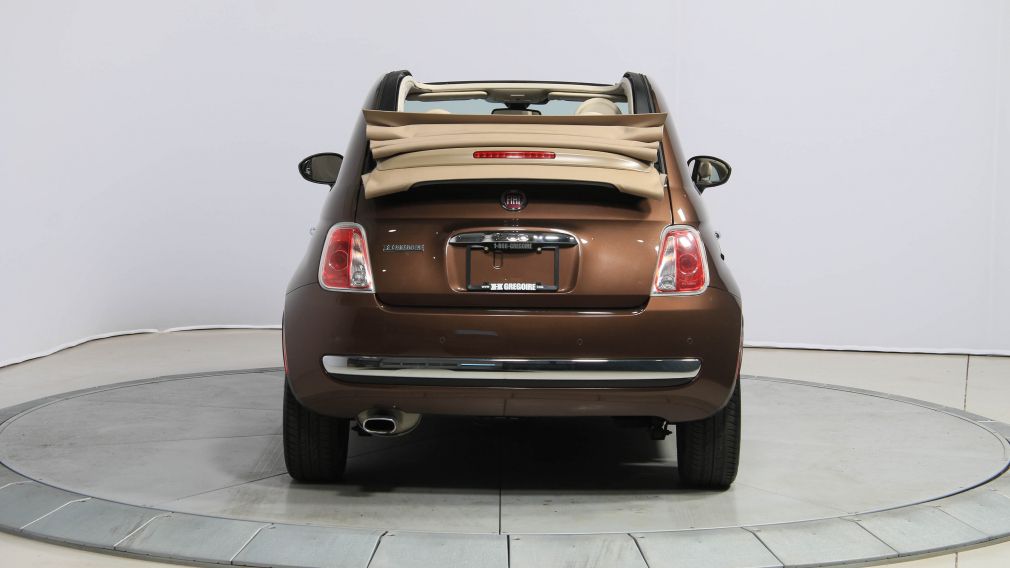 2012 Fiat 500 Lounge AUTO CUIR DÉCAPOTABLE MAGS BLUETOOTH #5