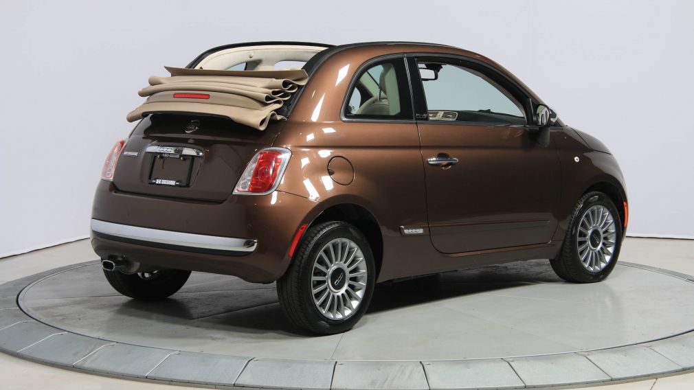 2012 Fiat 500 Lounge AUTO CUIR DÉCAPOTABLE MAGS BLUETOOTH #6