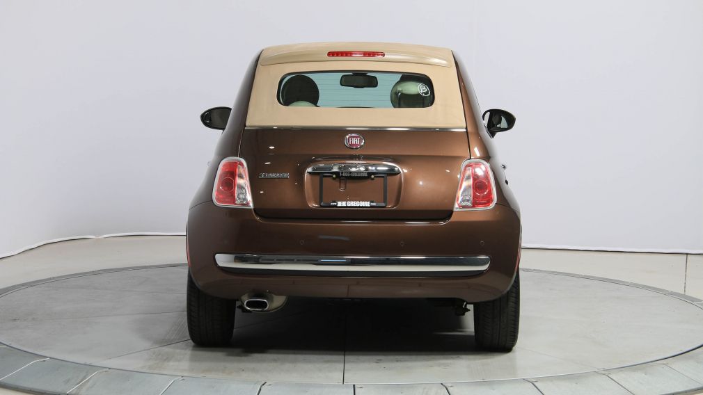 2012 Fiat 500 Lounge AUTO CUIR DÉCAPOTABLE MAGS BLUETOOTH #8