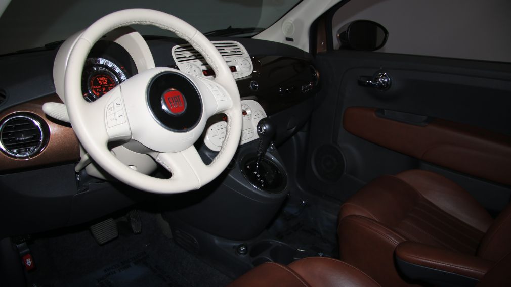 2012 Fiat 500 Lounge AUTO CUIR DÉCAPOTABLE MAGS BLUETOOTH #11
