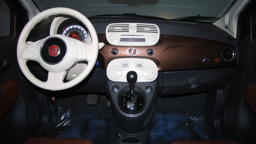 2012 Fiat 500 Lounge AUTO CUIR DÉCAPOTABLE MAGS BLUETOOTH #13