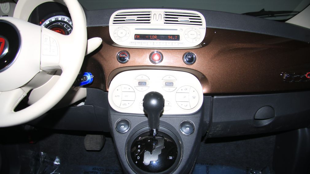 2012 Fiat 500 Lounge AUTO CUIR DÉCAPOTABLE MAGS BLUETOOTH #17