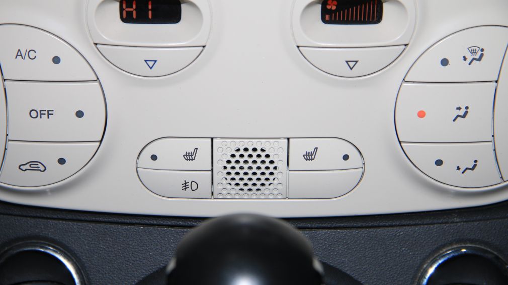 2012 Fiat 500 Lounge AUTO CUIR DÉCAPOTABLE MAGS BLUETOOTH #19