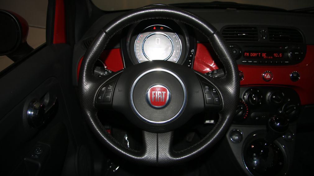 2015 Fiat 500 Sport AUTO A/C CUIR GR ELECT MAGS BLUETOOTH #13