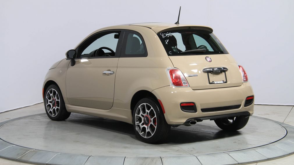 2012 Fiat 500 Sport AUTO A/C CUIR TOIT MAGS BLUETOOTH #2