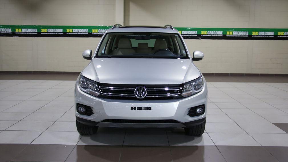 2014 Volkswagen Tiguan Comfortline AWD A/C CUIR TOIT PANO MAGS #2