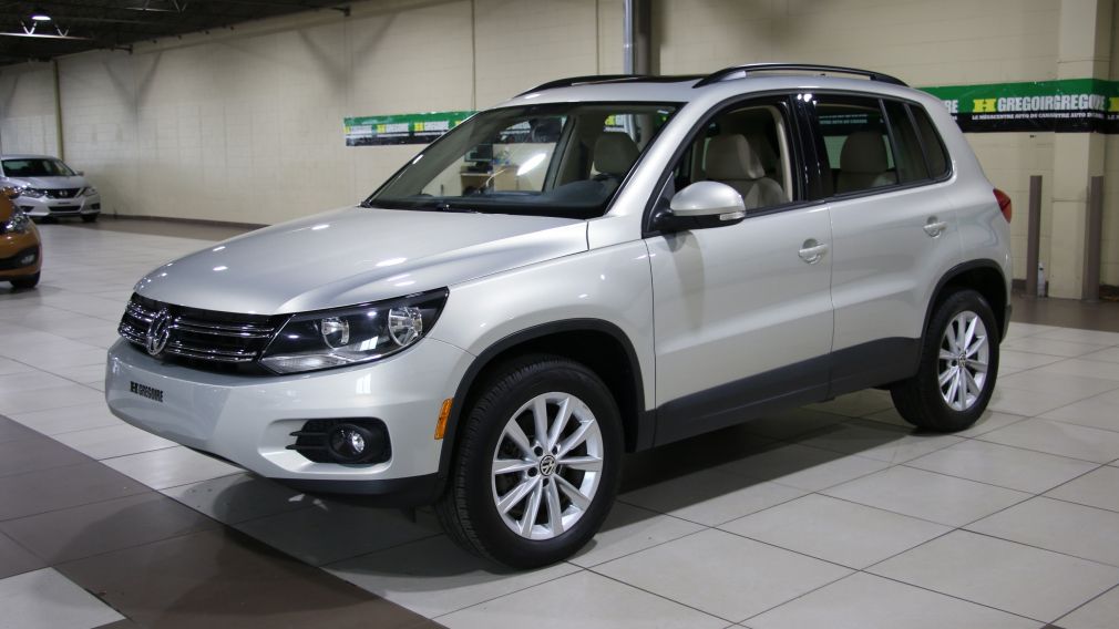 2014 Volkswagen Tiguan Comfortline AWD A/C CUIR TOIT PANO MAGS #3