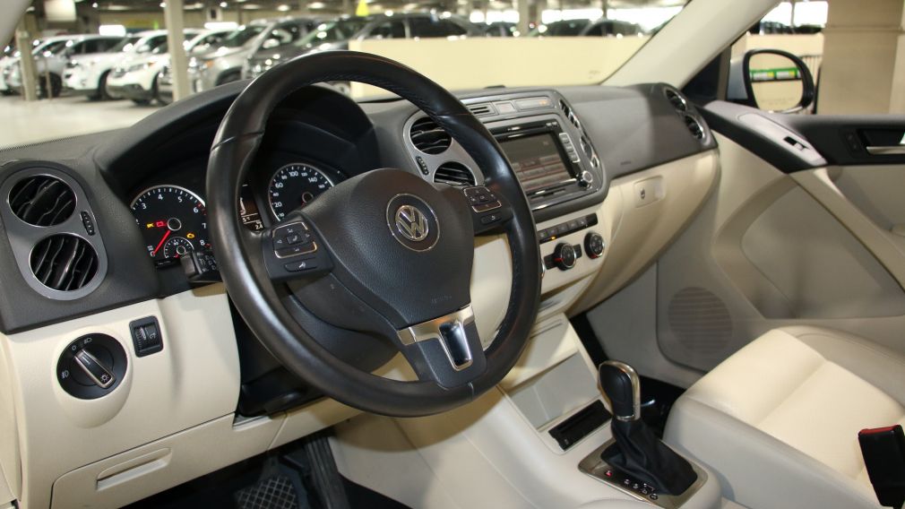 2014 Volkswagen Tiguan Comfortline AWD A/C CUIR TOIT PANO MAGS #9
