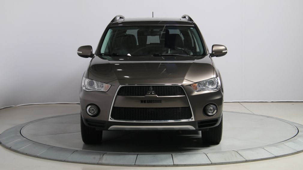 2012 Mitsubishi Outlander GT 4X4 AUTO CUIR TOIT MAGS BLUETOOTH 7PASSAGERS #2
