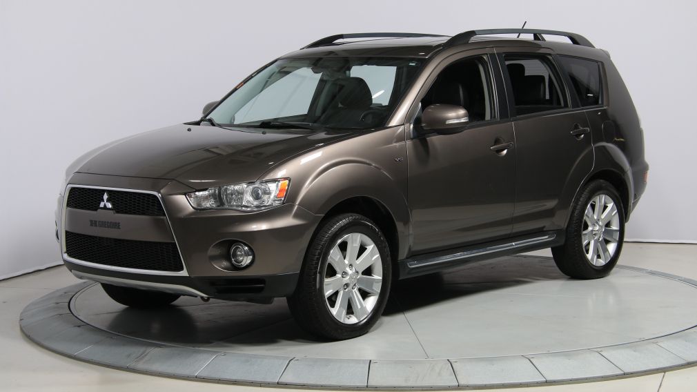 2012 Mitsubishi Outlander GT 4X4 AUTO CUIR TOIT MAGS BLUETOOTH 7PASSAGERS #3