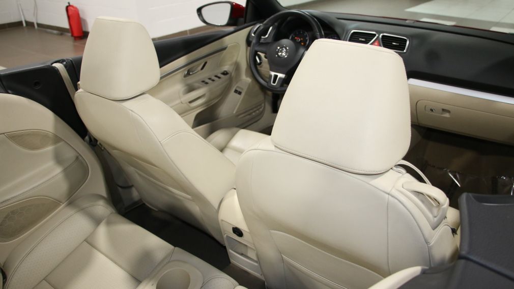 2012 Volkswagen EOS CONVERTIBLE COMFORTLINE AUTO A/C CUIR TOIT #24