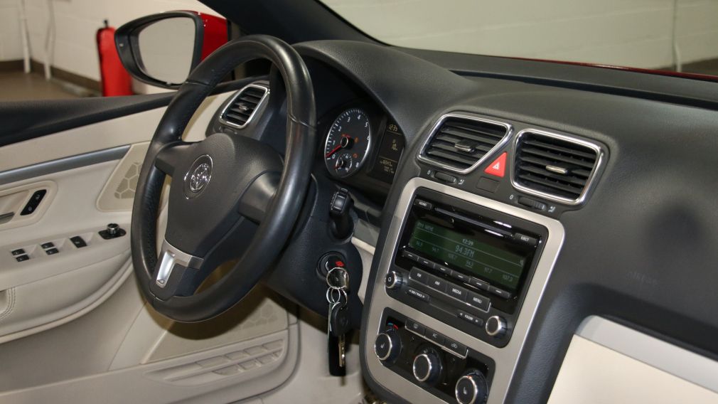 2012 Volkswagen EOS CONVERTIBLE COMFORTLINE AUTO A/C CUIR TOIT #28