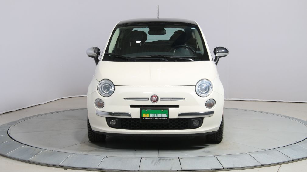 2014 Fiat 500 Lounge A/C CUIR TOIT MAGS #2