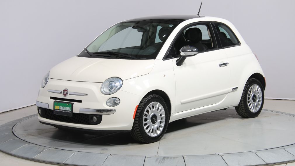 2014 Fiat 500 Lounge A/C CUIR TOIT MAGS #2