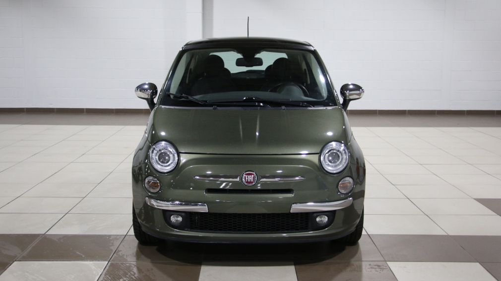 2012 Fiat 500 Lounge AUTO A/C CUIR TOIT MAGS BLUETOOTH #1