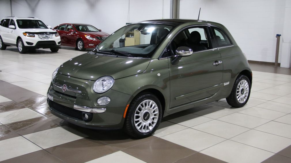 2012 Fiat 500 Lounge AUTO A/C CUIR TOIT MAGS BLUETOOTH #3