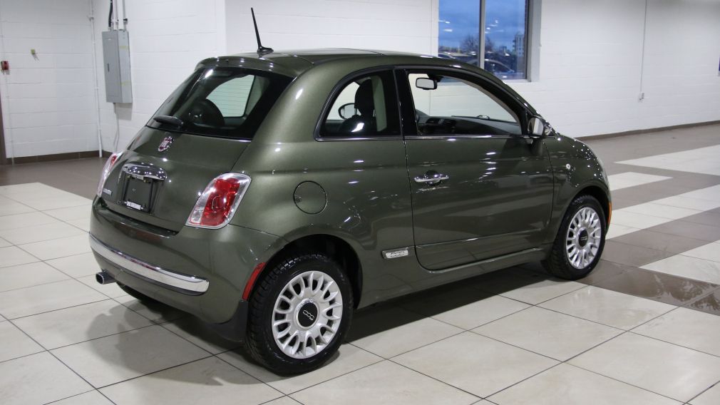 2012 Fiat 500 Lounge AUTO A/C CUIR TOIT MAGS BLUETOOTH #6