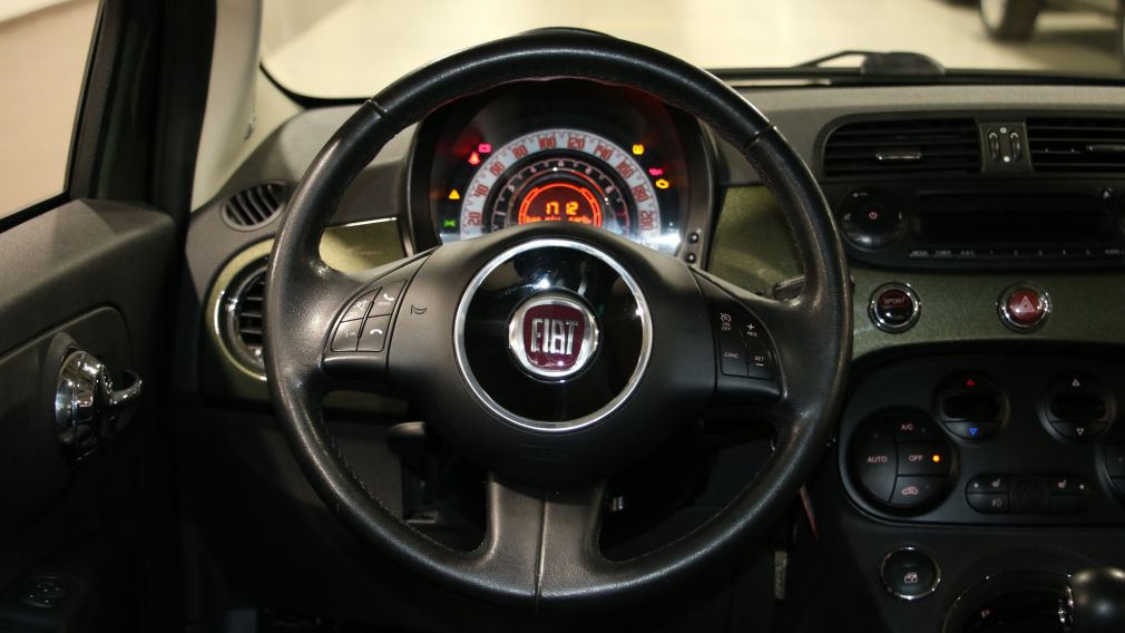 2012 Fiat 500 Lounge AUTO A/C CUIR TOIT MAGS BLUETOOTH #12