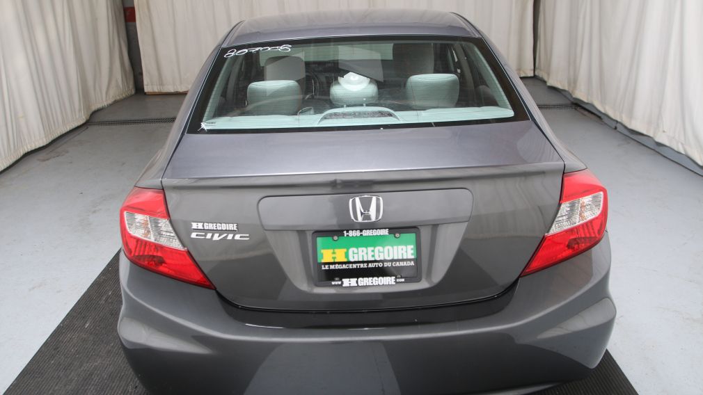 2012 Honda Civic LX A/C GR ELECT BLUETHOOT #5