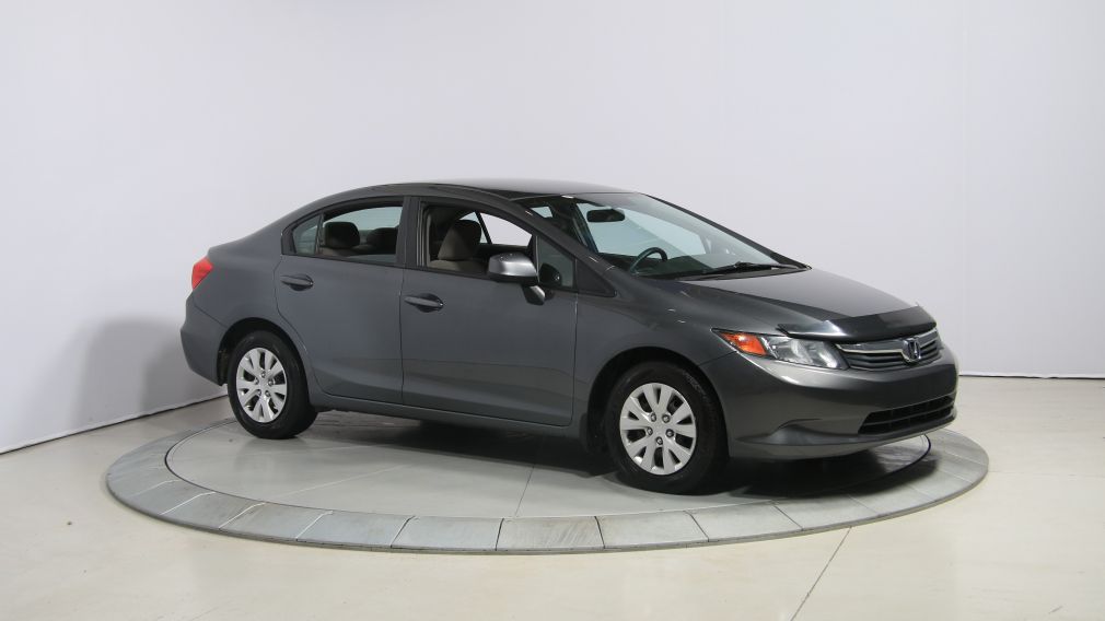 2012 Honda Civic LX AUTO A/C GR ELECT BLUETHOOT #0