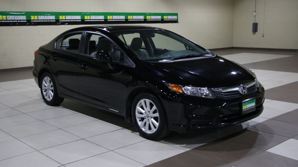 2012 Honda Civic EX-L AUTO A/C CUIR TOIT MAGS NAV BLUETOOTH #0