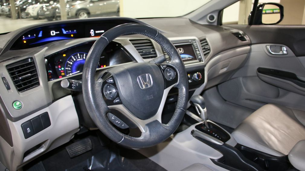 2012 Honda Civic EX-L AUTO A/C CUIR TOIT MAGS NAV BLUETOOTH #9