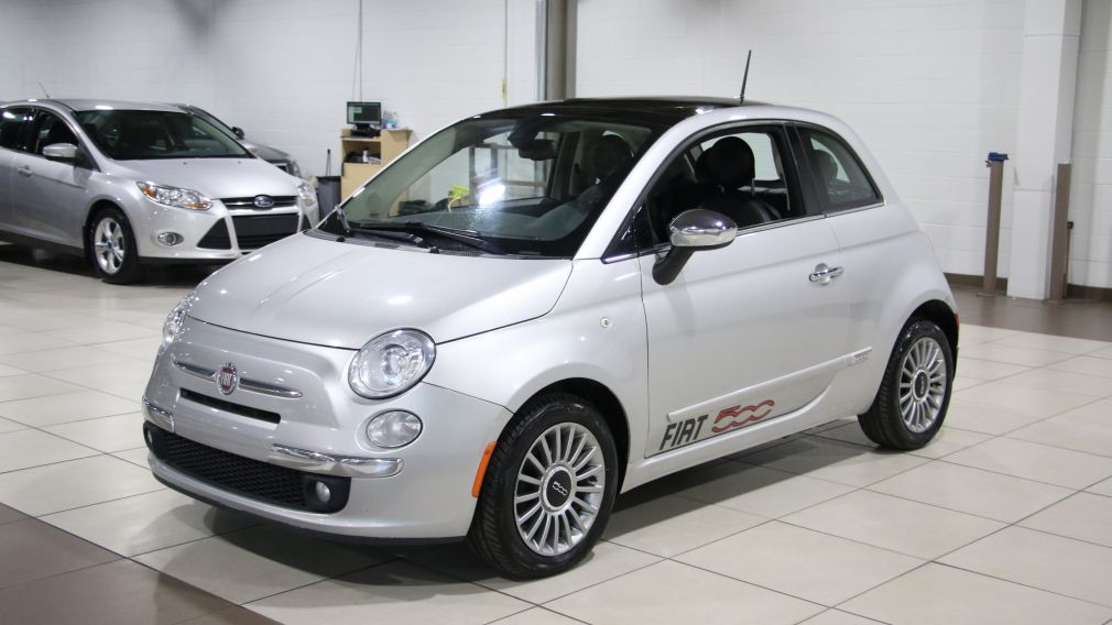 2012 Fiat 500 Lounge AUTO A/C CUIR TOIT MAGS #3