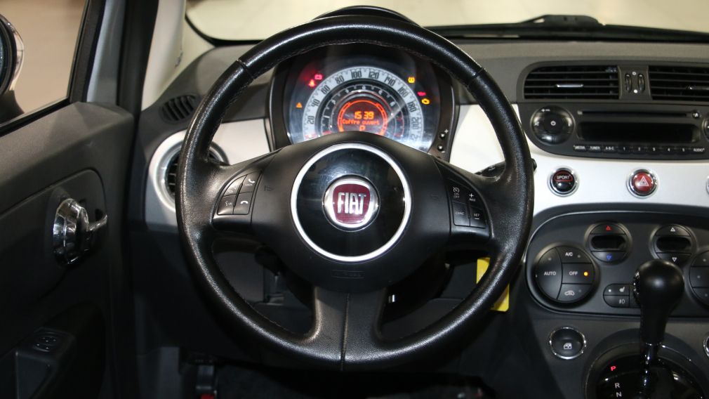 2012 Fiat 500 Lounge AUTO A/C CUIR TOIT MAGS #13