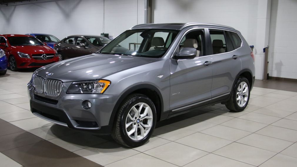 2013 BMW X3 28i AWD AUTO A/C CUIR TOIT PANO MAGS #3