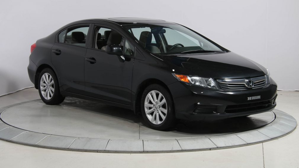 2012 Honda Civic EX AUTO A/C GR ELECT TOIT MAGS BLUETOOTH #0