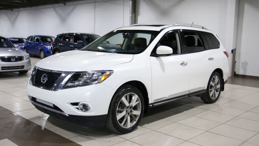 2014 Nissan Pathfinder PLATINUM TECH AWD CUIR TOIT NAV DVD CAMERA 360 #3